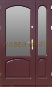 DRZWI ZEWNĘTRZNE DREWNIANE DZN1 7 CM