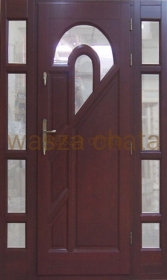 DRZWI ZEWNĘTRZNE DREWNIANE DZN11 7 CM