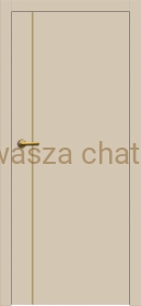 Drzwi Drewniane MARCEL 1- Aplikacjia aluminiowa 