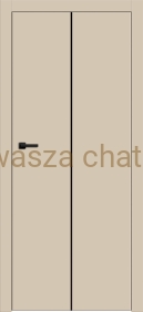 Drzwi Drewniane MARCEL 4 - Aplikacjia aluminiowa  