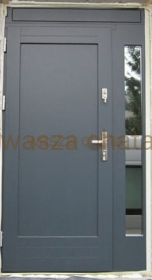 DRZWI ZEWNĘTRZNE DREWNIANE DZN28 7 CM