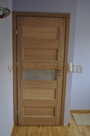 Drzwi Wewnętrzne drewniane dębowe (30%) model w3
