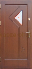 DRZWI ZEWNĘTRZNE DREWNIANE DZ27 7 CM