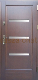 DRZWI ZEWNĘTRZNE DREWNIANE DZ16 7 CM