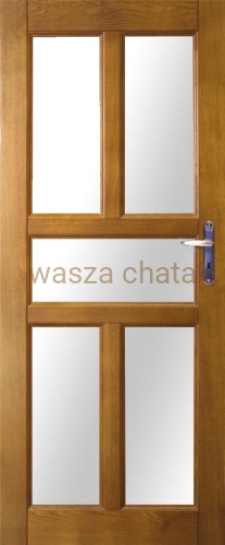 DRZWI WEWNĘTRZNE DREWNIANE , DRZWI DREWNIANE W46A