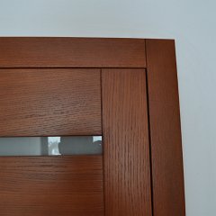 DSC 0735 : Drzwi bezprzylgowe, chowane zawiasy, zamek magnetyczny, drzwi dębowe, łamane, charmonijkowe, przesuwne