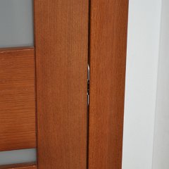DSC 0755 : Drzwi bezprzylgowe, chowane zawiasy, zamek magnetyczny, drzwi dębowe, łamane, charmonijkowe, przesuwne