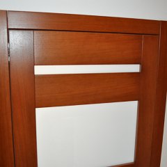 DSC 0765 : Drzwi bezprzylgowe, chowane zawiasy, zamek magnetyczny, drzwi dębowe, łamane, charmonijkowe, przesuwne