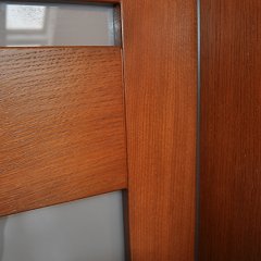 DSC 0776 : Drzwi bezprzylgowe, chowane zawiasy, zamek magnetyczny, drzwi dębowe, łamane, charmonijkowe, przesuwne
