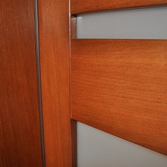 DSC 0777 : Drzwi bezprzylgowe, chowane zawiasy, zamek magnetyczny, drzwi dębowe, łamane, charmonijkowe, przesuwne